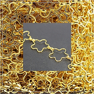 Chain-Gold plated - 10 (1 metre)